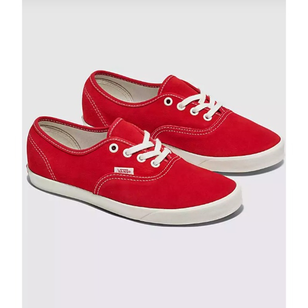NEW Vans Red Authentic Low Pro Racing Sneakers Top Shoes Size 7 NIB